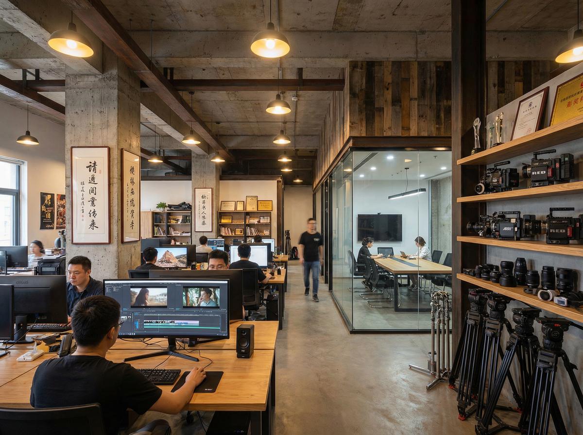 糖心vlog影视传媒公司办公室